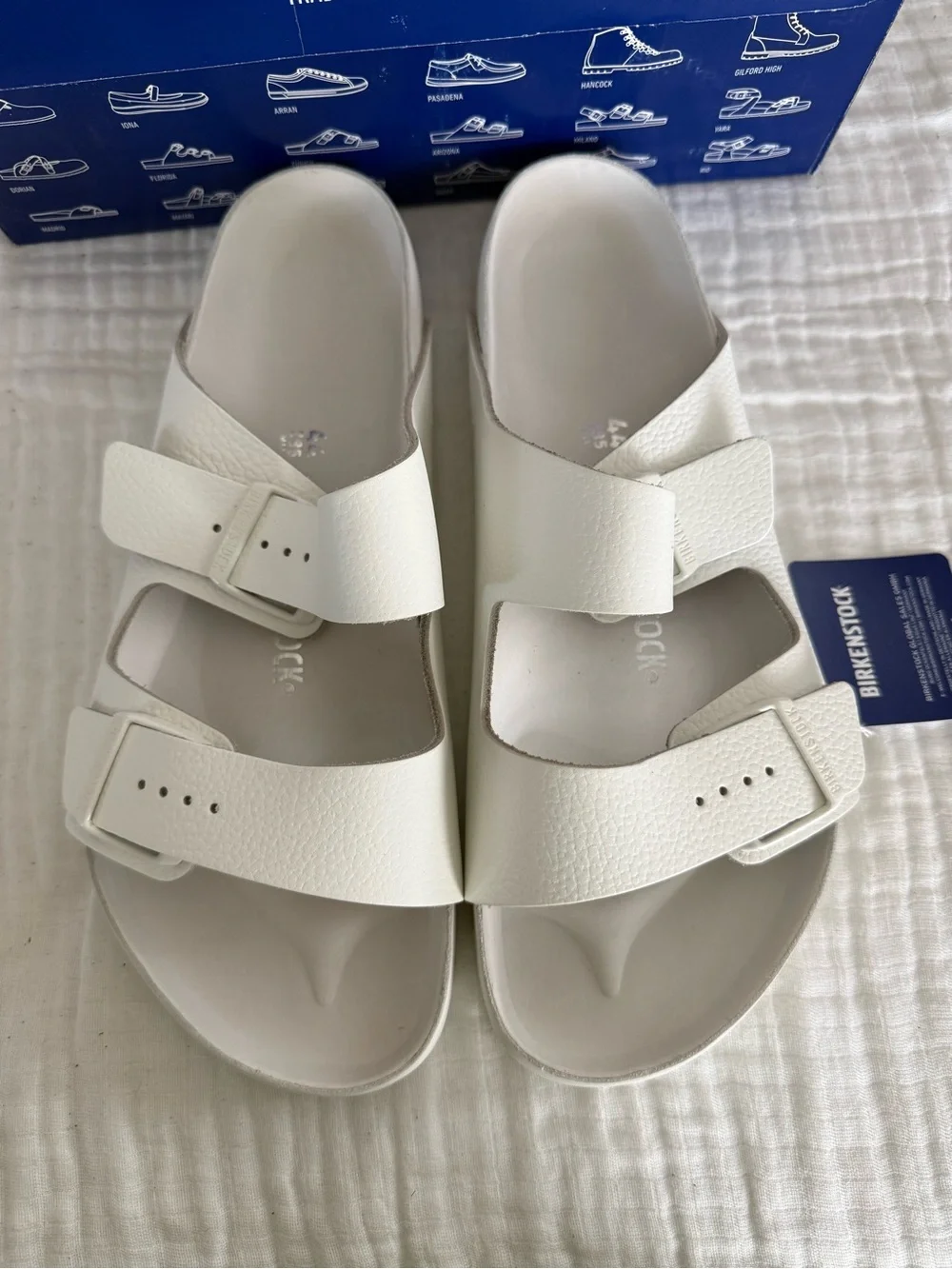 NWT Birkenstock Arizona Exquisite Leather Sandals Size 44 Regular/Wide
